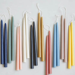 12 Inch Drip-Free Taper Candles Pair - Holistic Habitat 