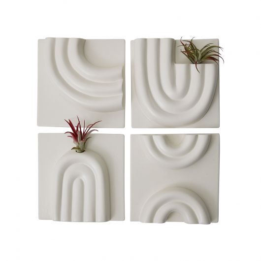 Romy Ceramic Wall Planter - Sun - Holistic Habitat 